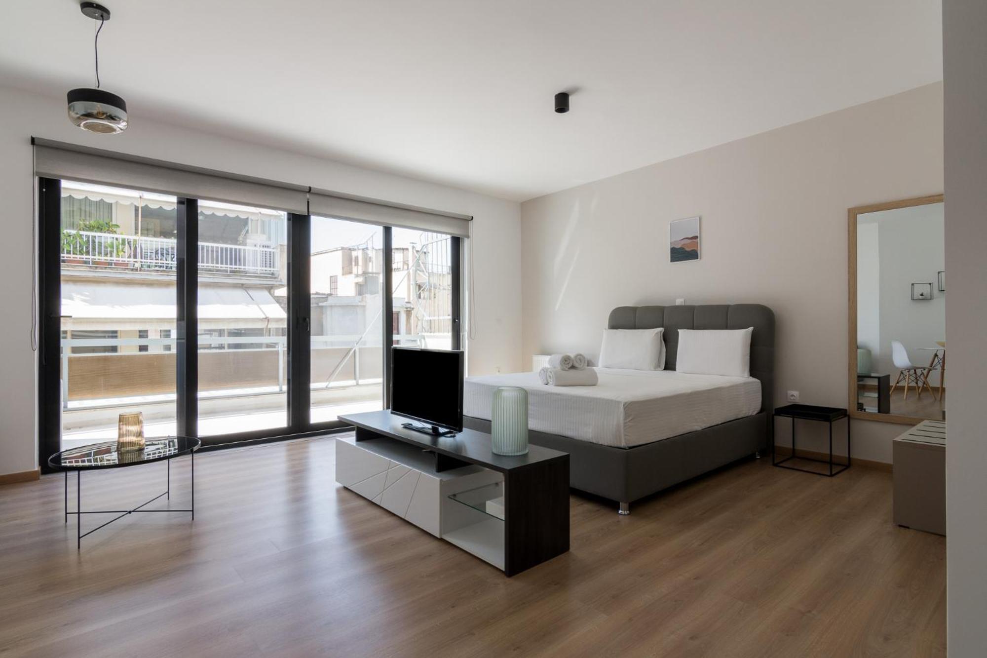 Leochares Lifestyle Apartments - Self Check-In Atenas Quarto foto