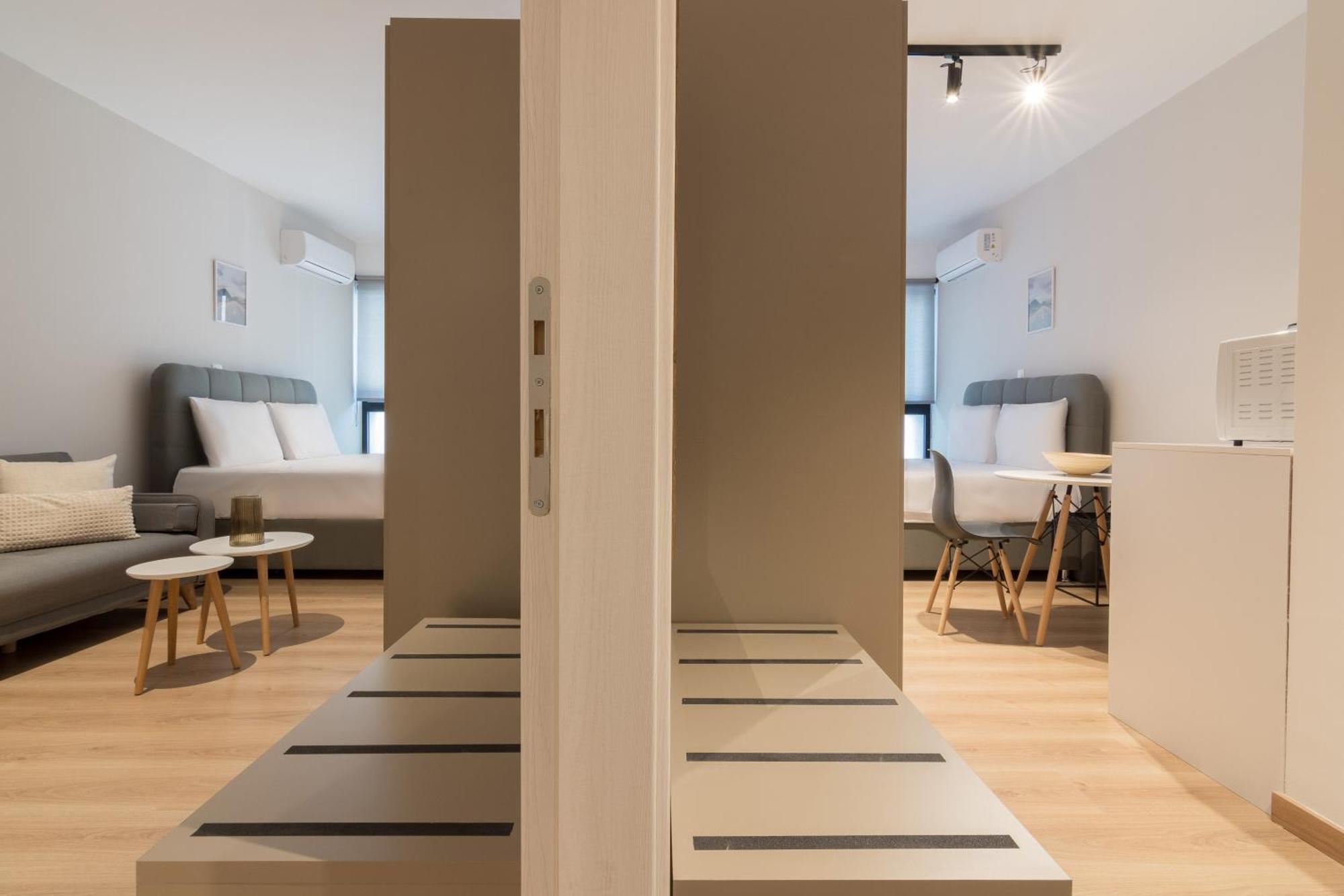 Leochares Lifestyle Apartments - Self Check-In Atenas Quarto foto